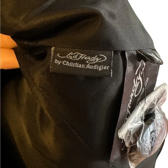 🔥Ed Hardy Christian Audigier Military Double Breasted Blazer SZ M NWT - Picture 11 of 11